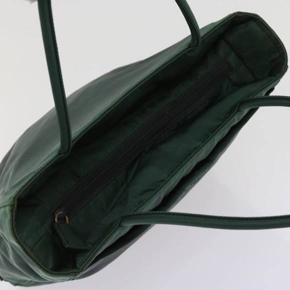 PRADA Hand Bag Nylon Green Auth 63209 - Picture 6 of 16